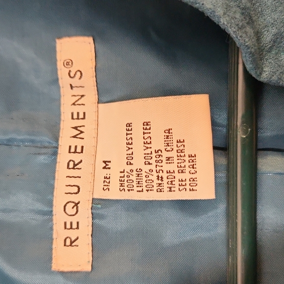 Requirements Ruffle front zip jacket - Picture 5 of 8